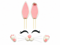 Bunny Cake Topper Kit – Easter Rabbit Fondant Cake Decorations Ears Face Set