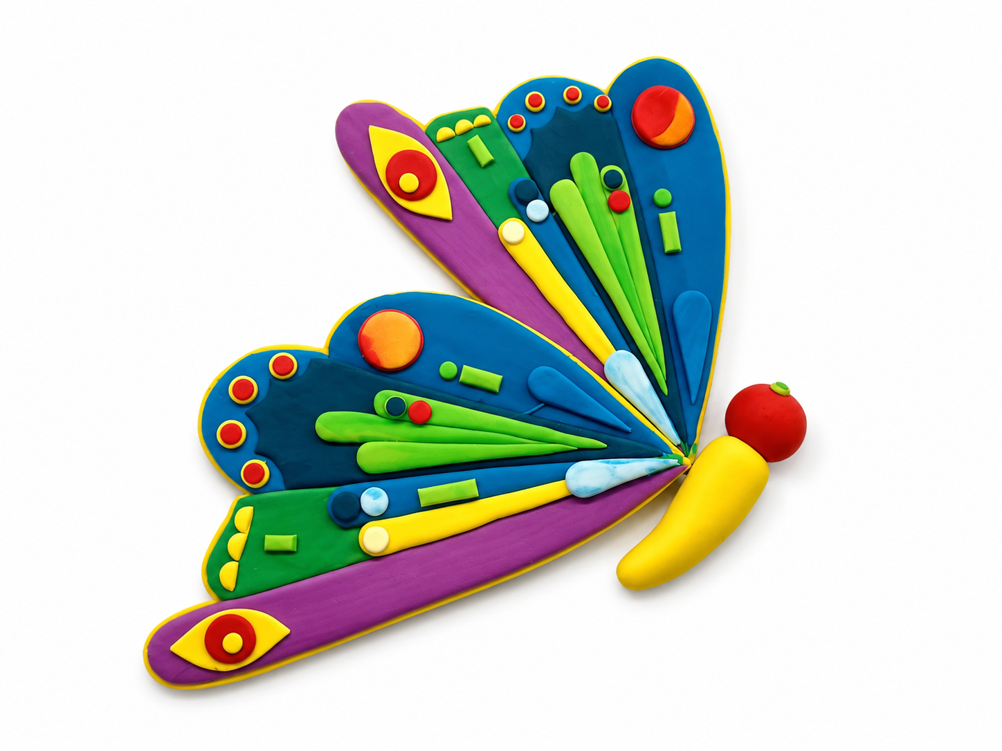 Very Hungry Caterpillar Cake Topper Set – Rainbow First Birthday Fondant Cake Decorations