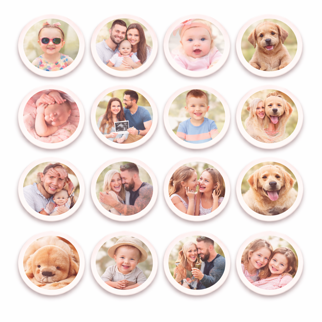 Edible images customisable cupcake toppers